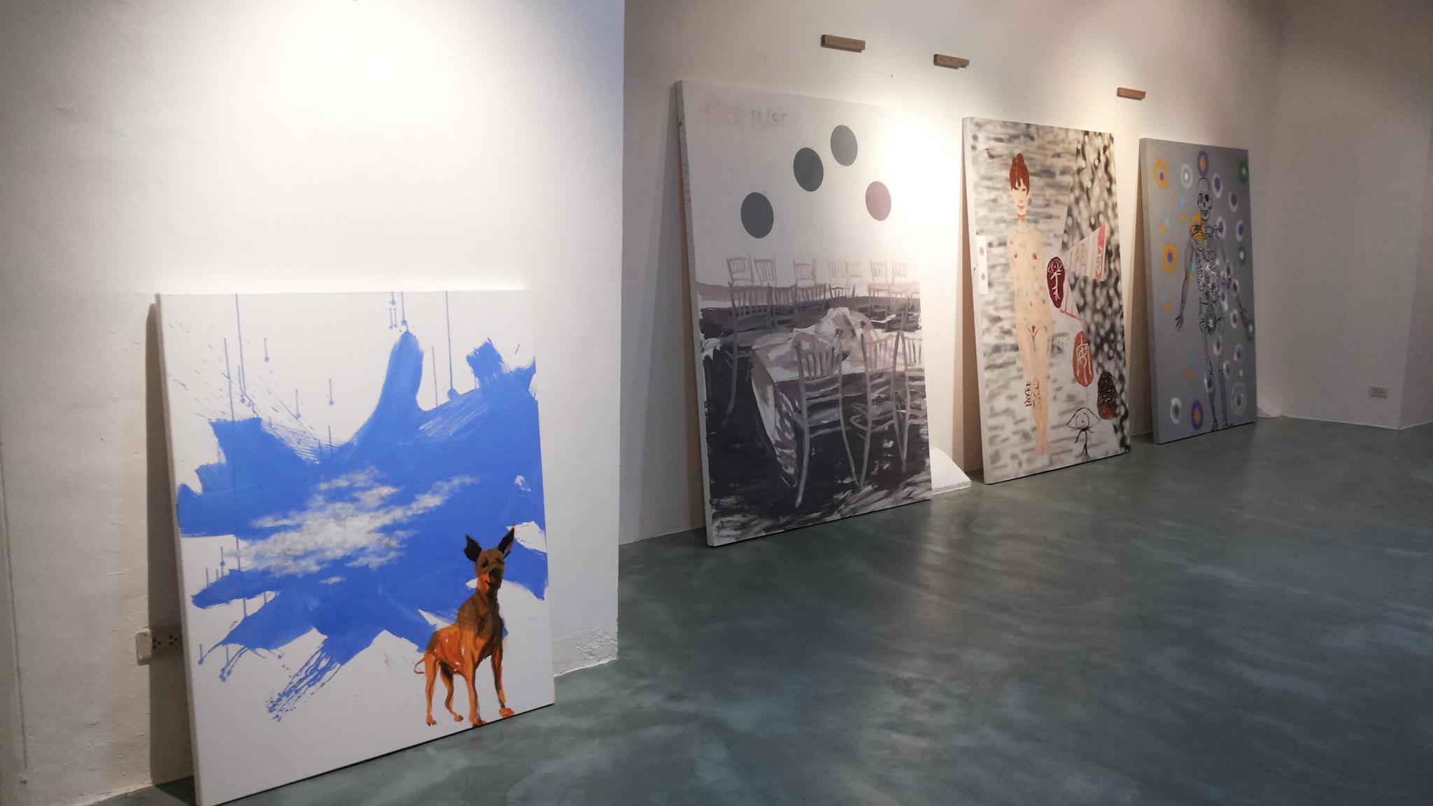 "KOANS" exhibition at Tang Contemporary Art Gallery, with Tawan Wattuya (March 2014)
