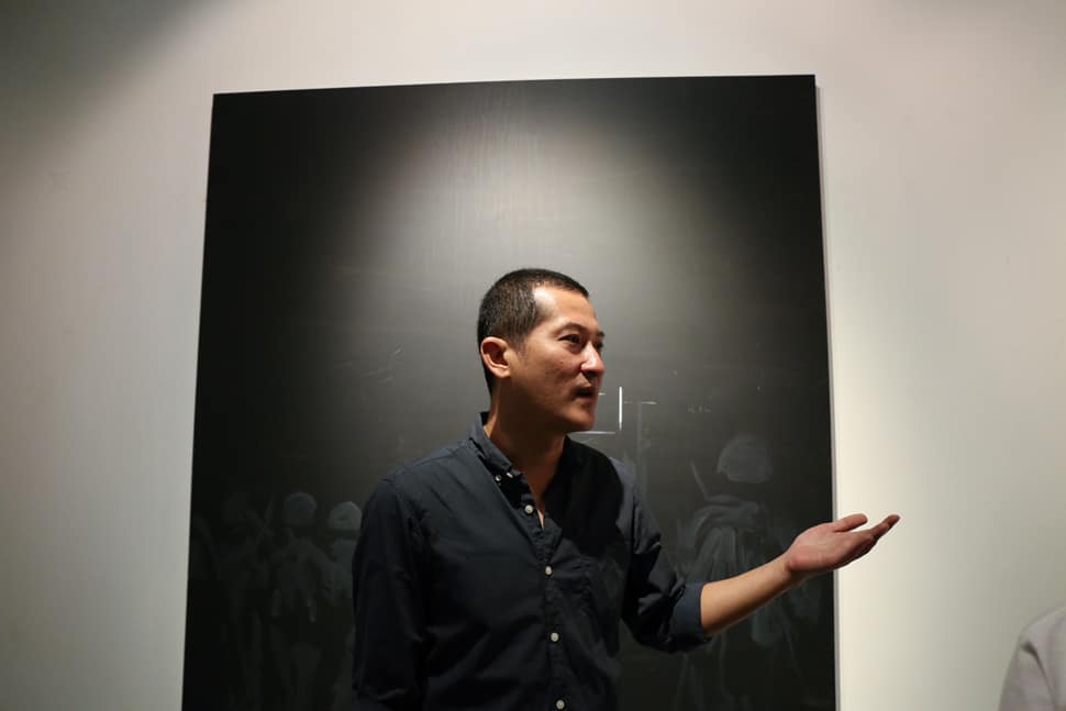 "KOANS" exhibition at Tang Contemporary Art Gallery, with Tawan Wattuya (March 2014)
